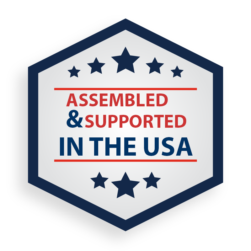 Assembled & supported in the USA