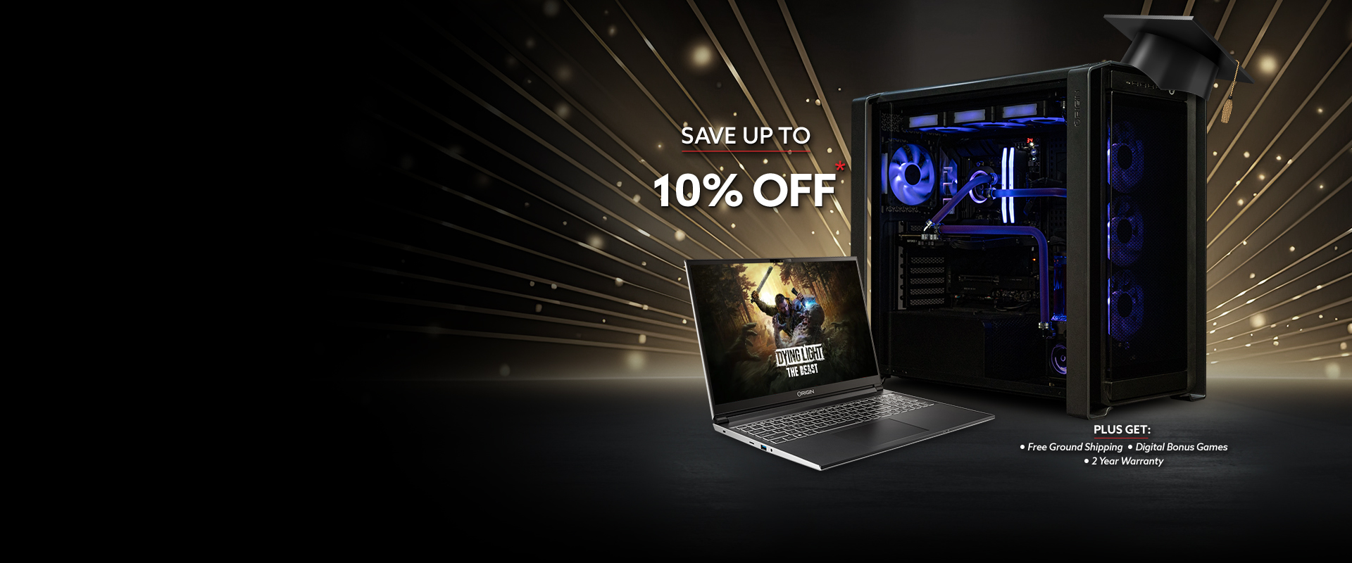 Save up to 10% plus free shipping, digital bonus games & 2 year warranty