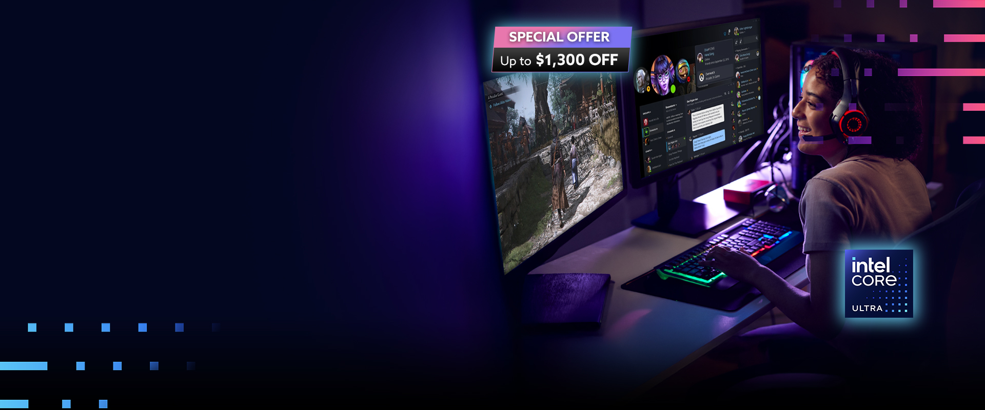 Intel Core Ultra - Save up to $1,300 off