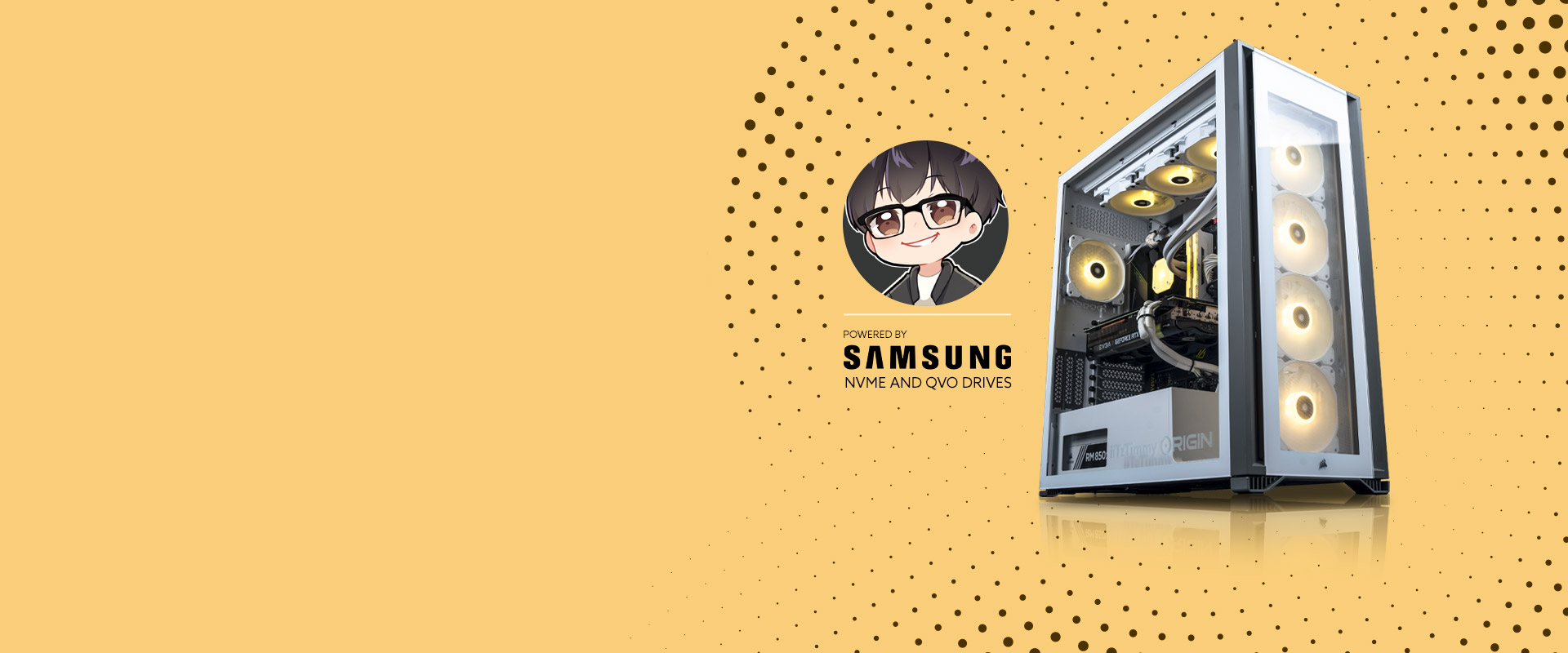 We’ve upgraded iiTzTimmy with a custom GENESIS 7000X desktop for high end gaming powered Samsung NVME and QVO Drives