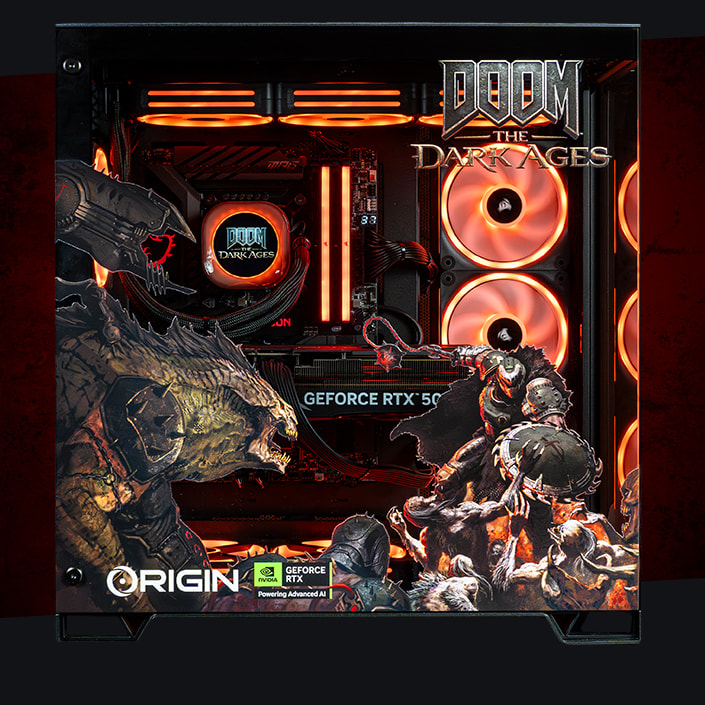 Back View of DOOM: The Dark Ages Giveaway PC
