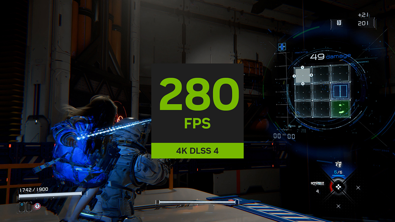 210 FPS DLSS 4, PT On - RTX ON