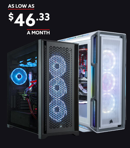 Gaming Desktops as low as $46.33 a month