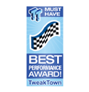 Tweaktown Best Performance Award