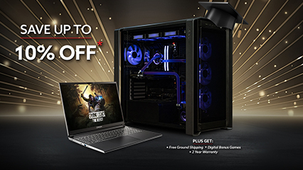 Save uo 15% plus free shipping, digital bonus games & 2 year warranty