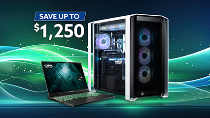 Save up to $1300 plus 2-Year Warranty, Free Peripeheral Gaming Bundle, Free Shipping, & digital bonus games