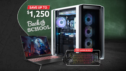 Save up to $1300 plus 2-Year Warranty, Free Memory upgrade from 64GB to 96GB, Free Peripeheral Gaming Bundle, Free Shipping, & digital bonus games
