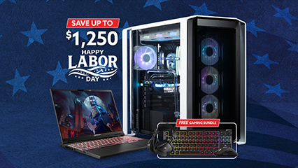 Save up to $1300 plus 2-Year Warranty, Free Memory upgrade from 64GB to 96GB, Free Peripeheral Gaming Bundle, Free Shipping, & digital bonus games