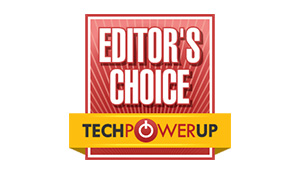 Techpowerup Editor's Choice Award