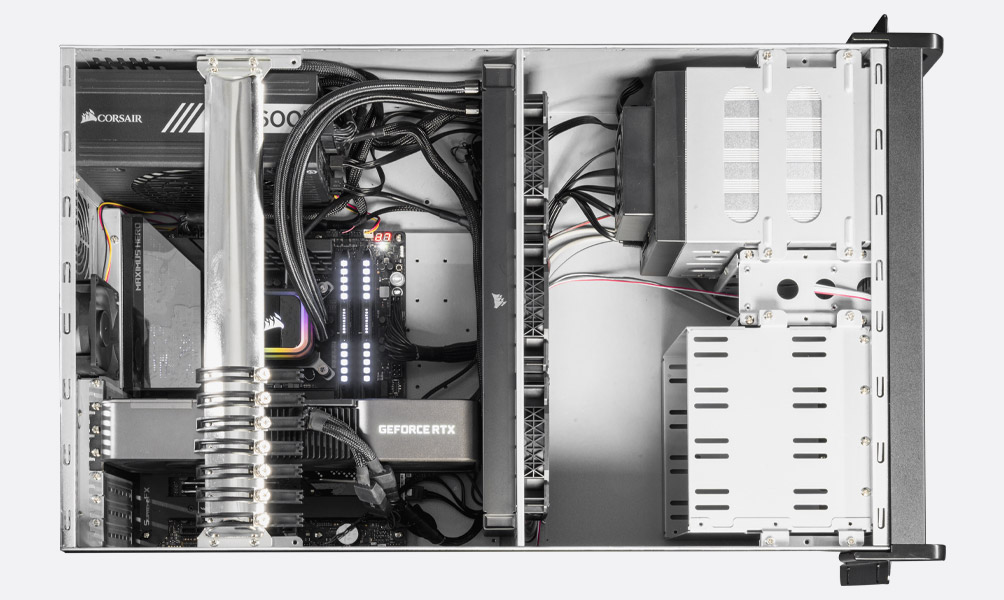 Fractal Design Define 7 Custom SATA III Power Cables.  Custom Low Profile  Power Cables for PCs, Servers & Workstations