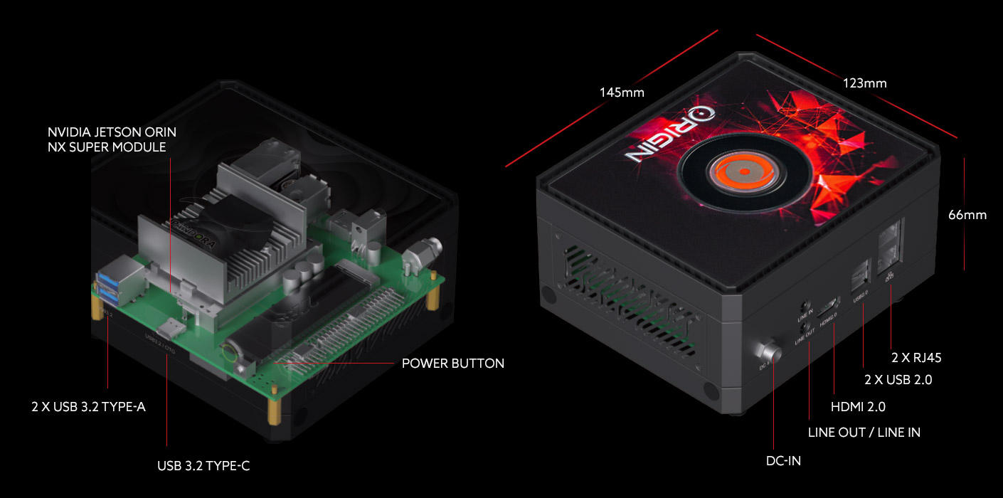1 x 2-in-1 audio jack 2 x USB 3.2 GEN2 Micro SD card reader 2 x Thunderbolt 5