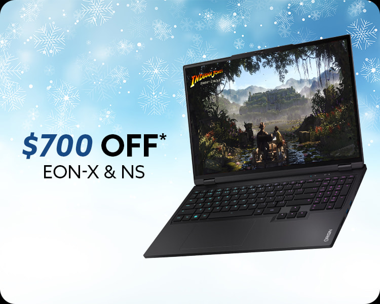 $700 off all ORIGIN EON-X & NS Laptops