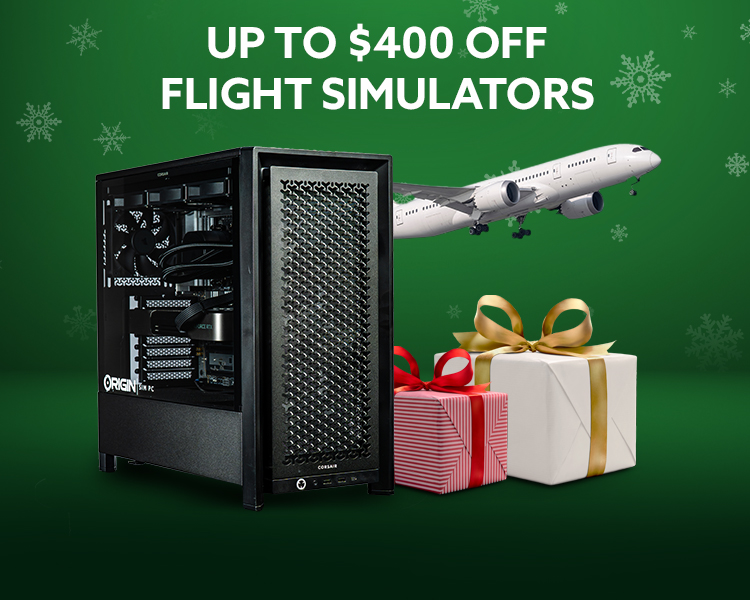 Up to $400 Off FLIGHT SIM PCs