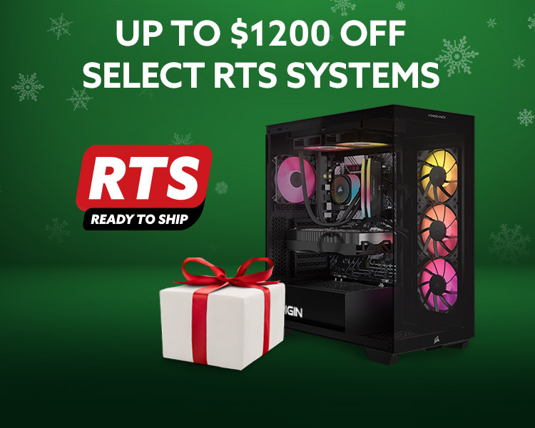 Up to $1200 Off RTS Systems