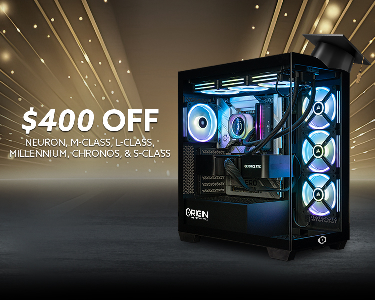 $400 Off NEURON, M-CLASS, L-CLASS, CHRONOS, & S-CLASS Desktops