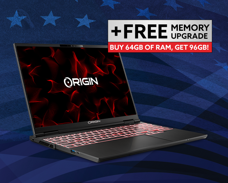 Get a Memory Upgrade with select Laptops