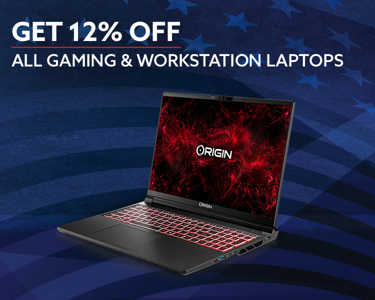 All custom build Gaming desktops and laptops 12% off