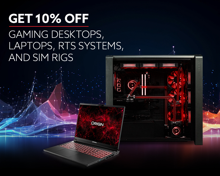 10% Off Gaming Desktops and Laptops