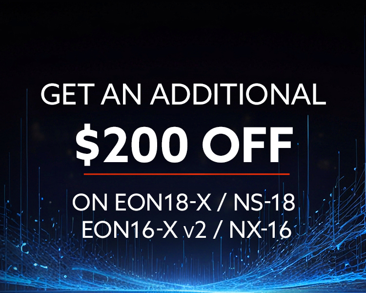 Take an Additional $200 OFF EON18-X and EON16-X Laptops