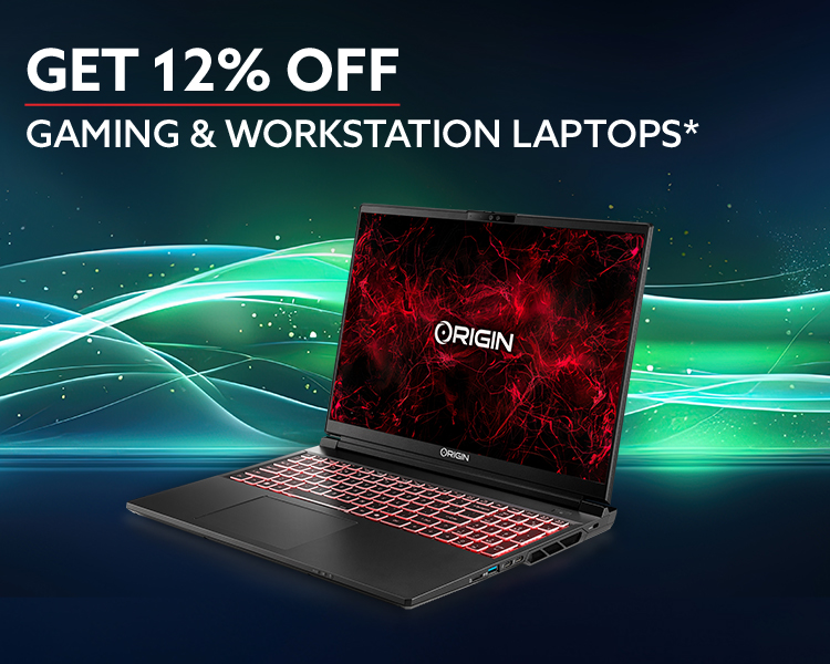 All custom build Gaming desktops and laptops 12% off