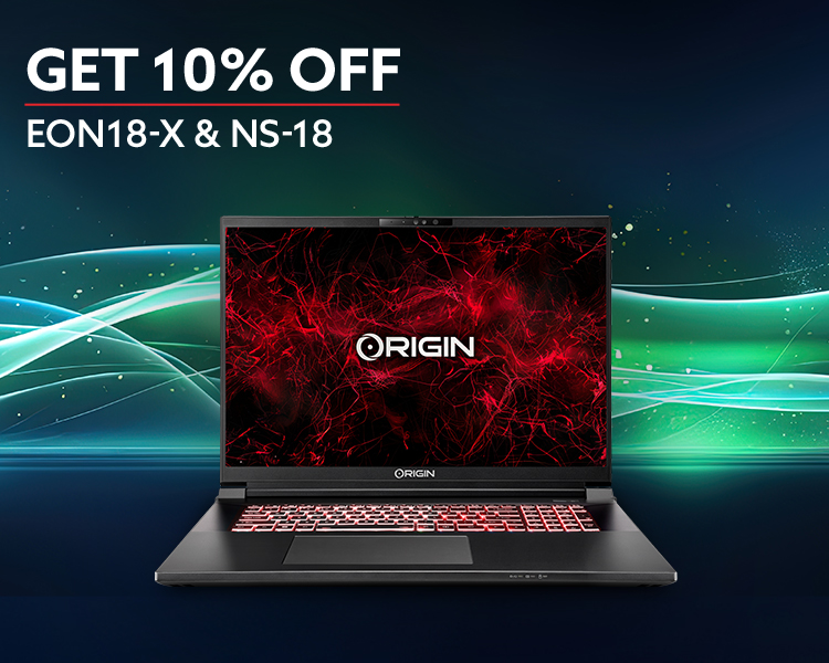 10% OFF Eon18-X & NS-18 Laptops