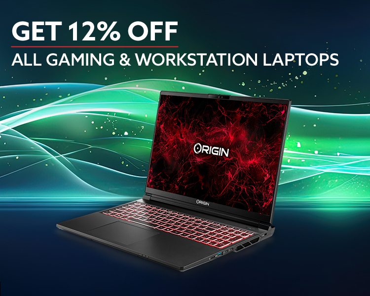 All custom build Gaming desktops and laptops 12% off