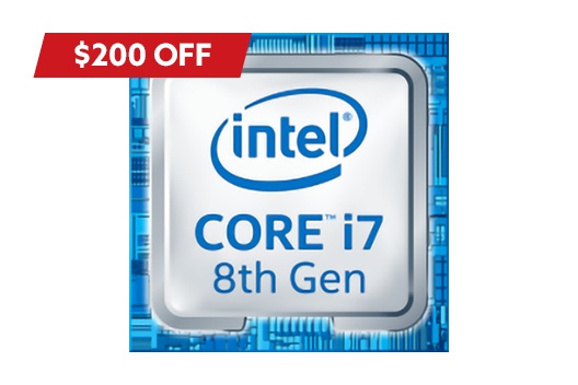 Intel Core i7 8750H 6-Core 2.2GHz (4.10GHz TurboBoost)