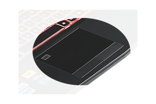 Integrated Biometric Area Fingerprint Reader