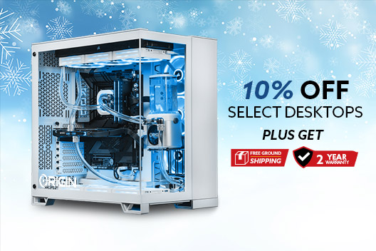 10% Off Select Custom Desktops & Free 2 Year Warranty *Discount Applied at Checkout