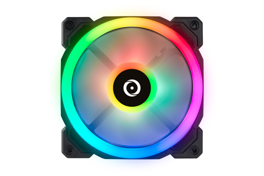CORSAIR LL iCUE RGB controlled by iCUE software