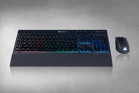 CORSAIR K55 RGB Gaming Keyboard CORSAIR Harpoon RGB Gaming Mouse