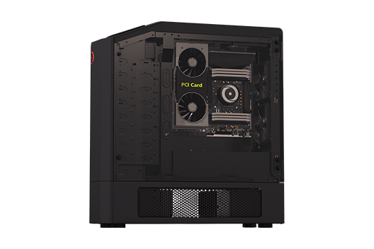 Vertical GPU mount