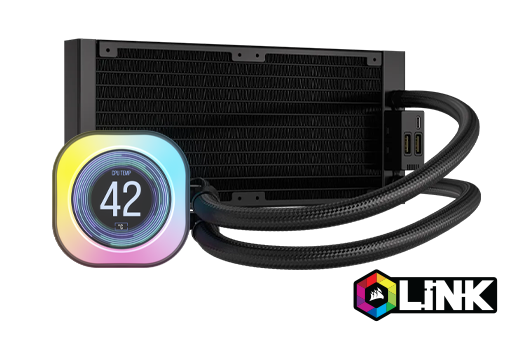 CORSAIR H100i LCD iCUE LINK RGB	