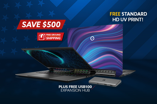 $500 OFF at check out + Free UV Print + Free USB100 Expansion Hub 