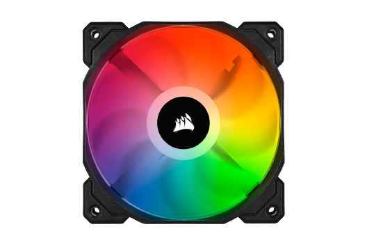 CORSAIR SP120 PRO Performance iCUE RGB controlled by iCUE software