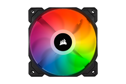 CORSAIR SP120 PRO Performance iCUE RGB controlled by iCUE software