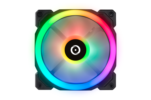 CORSAIR LL iCUE RGB controlled by iCUE software