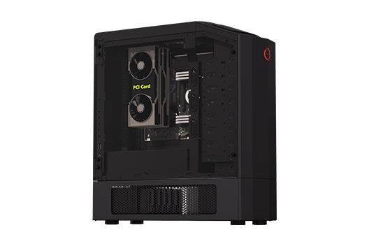 Vertical GPU mount