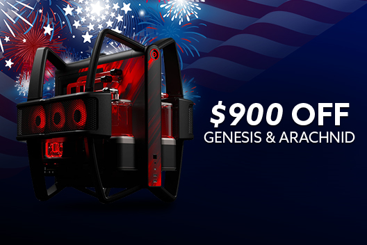 $900 off Arachnid & Genesis Desktops