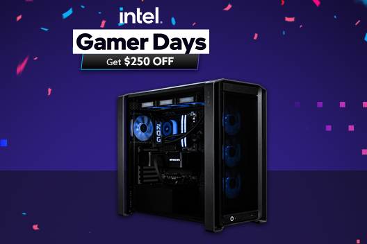 Intel Gamer Days additional $250 off Select RTS systems