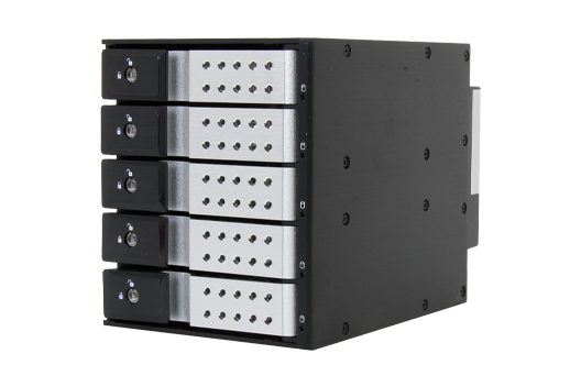 5 Bay Trayless Hot-Swap Cage (lockable)