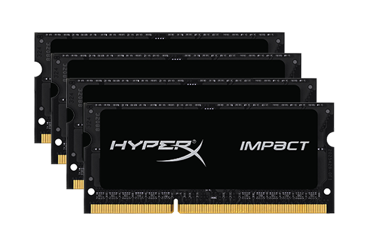64GB Kingston HyperX Impact 2400MHz (4X16GB)