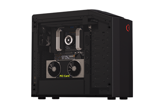 Vertical GPU mount