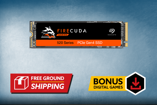 Free 500GB Seagate FireCuda 520 Plus Free Shipping - $200 Value