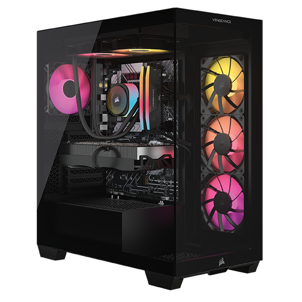 VENGEANCE i7500 Gaming PC: Intel Core i7-14700KF, GeForce RTX 4070 Ti Super, 32GB DDR5, 1TB M.2 SSD, Win11 Home (Refurbished)