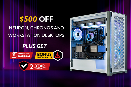 $500 off Neuron, Chronos & Workstation, Free 2 Year Warranty *Discount Applied at Checkout