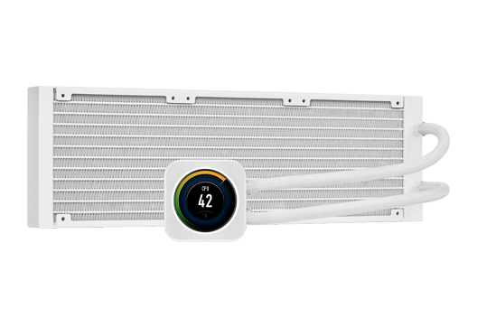 CORSAIR iCUE H150i ELITE CAPELLIX LCD Display - White
