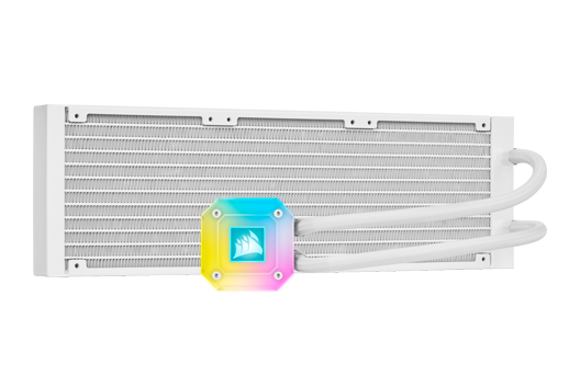 iCUE H150i ELITE CAPELLIX Liquid CPU Cooler — White