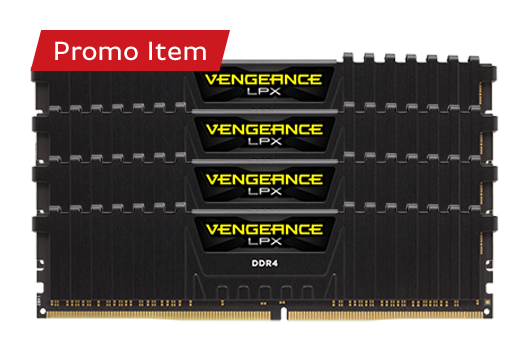 32GB CORSAIR VENGEANCE 3000MHz (4x8GB) *Free Automatic Upgrade to 64GB