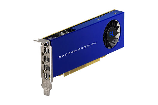 AMD 4GB Radeon Pro WX 4100